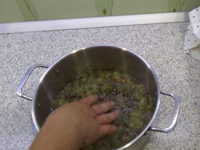 измельченный виноград