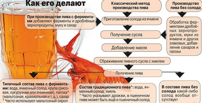 Пиво. Калорийность 1 литр, 100 грамм, белки, жиры, углеводы, состав